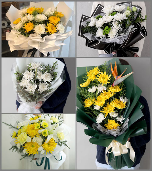 广东潮州市潮安区彩塘镇白事花束代送
